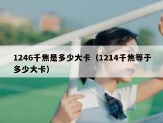 1246千焦是多少大卡（1214千焦等于多少大卡）