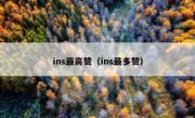 ins最高赞（ins最多赞）