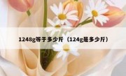 1248g等于多少斤（124g是多少斤）