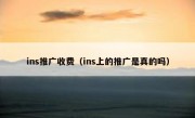 ins推广收费（ins上的推广是真的吗）