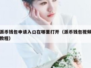 派币钱包申请入口在哪里打开（派币钱包视频教程）