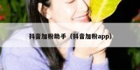 抖音加粉助手（抖音加粉app）