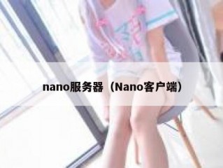 nano服务器（Nano客户端）