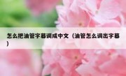 怎么把油管字幕调成中文（油管怎么调出字幕）