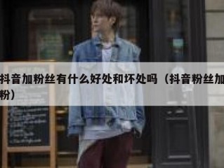 抖音加粉丝有什么好处和坏处吗（抖音粉丝加粉）
