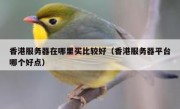 香港服务器在哪里买比较好（香港服务器平台哪个好点）