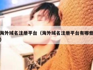 海外域名注册平台（海外域名注册平台有哪些）