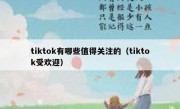tiktok有哪些值得关注的（tiktok受欢迎）