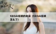 tiktok后续的命运（tiktok后续怎么了）