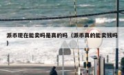 派币现在能卖吗是真的吗（派币真的能卖钱吗）