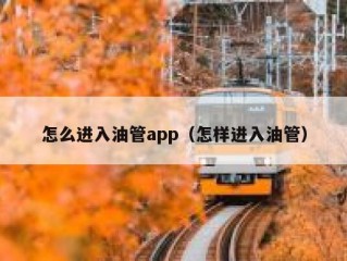 怎么进入油管app（怎样进入油管）