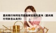 重庆限行如何处罚最新规定图片查询（重庆限行罚款怎么处罚）