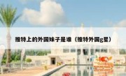 推特上的外国妹子是谁（推特外国g星）