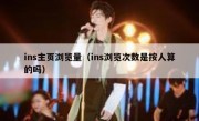 ins主页浏览量（ins浏览次数是按人算的吗）