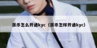 派币怎么开通kyc（派币怎样开通kyc）