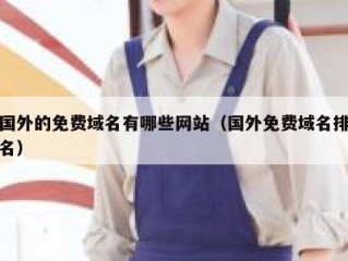 国外的免费域名有哪些网站（国外免费域名排名）
