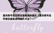 重庆限号处罚规定最新通知图片（重庆限号处罚规定最新通知图片大全）