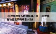 ins视频观看人数包括自己吗（ins视频有访客记录吗观看人数）