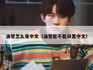 油管怎么变中文（油管能不能设置中文）