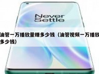 油管一万播放量赚多少钱（油管视频一万播放多少钱）