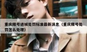 重庆限号进城处罚标准最新消息（重庆限号处罚怎么处理）