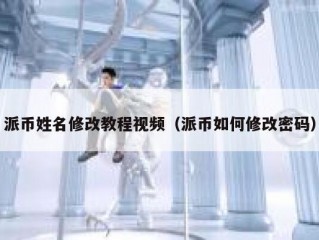 派币姓名修改教程视频（派币如何修改密码）