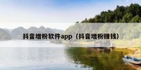 抖音增粉软件app（抖音增粉赚钱）