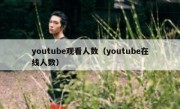 youtube观看人数（youtube在线人数）