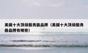 美国十大顶级服务器品牌（美国十大顶级服务器品牌有哪些）