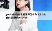 youtube为什么打不开怎么办（为什么我的youtube打不开）