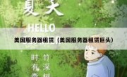 美国服务器租赁（美国服务器租赁巨头）