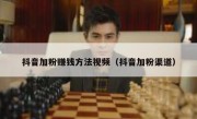 抖音加粉赚钱方法视频（抖音加粉渠道）
