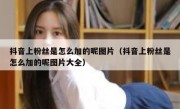 抖音上粉丝是怎么加的呢图片（抖音上粉丝是怎么加的呢图片大全）