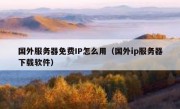 国外服务器免费IP怎么用（国外ip服务器下载软件）