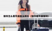 推特怎么看外国美女照片（如何看外国推特）