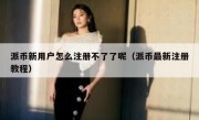 派币新用户怎么注册不了了呢（派币最新注册教程）