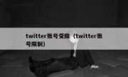 twitter账号受限（twitter账号限制）