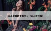 云小店自助下单平台（云小店下载）