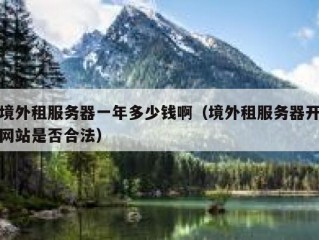 境外租服务器一年多少钱啊（境外租服务器开网站是否合法）