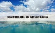 国内推特能用吗（国内推特不能用吗）