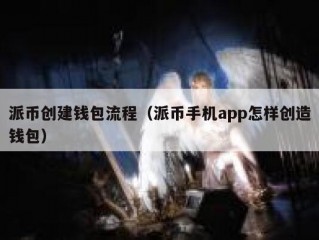 派币创建钱包流程（派币手机app怎样创造钱包）