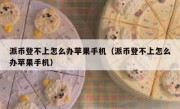 派币登不上怎么办苹果手机（派币登不上怎么办苹果手机）