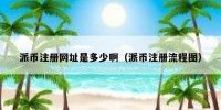 派币注册网址是多少啊（派币注册流程图）