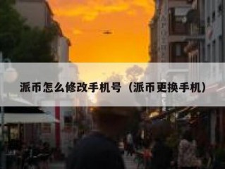 派币怎么修改手机号（派币更换手机）