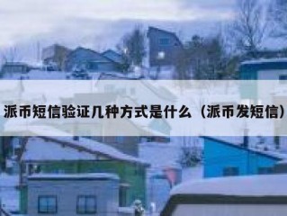 派币短信验证几种方式是什么（派币发短信）