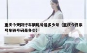 重庆今天限行车辆尾号是多少号（重庆今日限号车辆号码是多少）