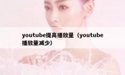 youtube提高播放量（youtube播放量减少）