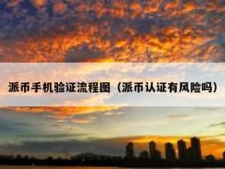 派币手机验证流程图（派币认证有风险吗）