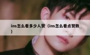 ins怎么看多少人赞（ins怎么看点赞数）