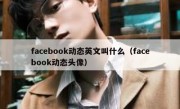 facebook动态英文叫什么（facebook动态头像）